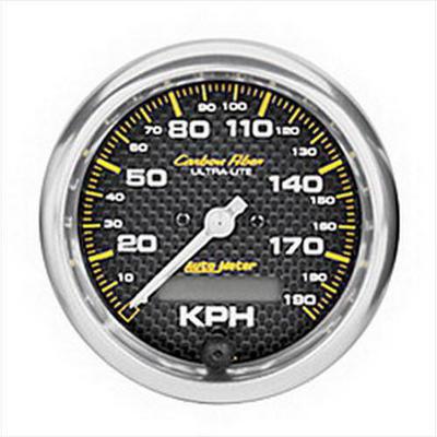 Auto Meter Carbon Fiber In-Dash Electric Speedometer - 4787-M